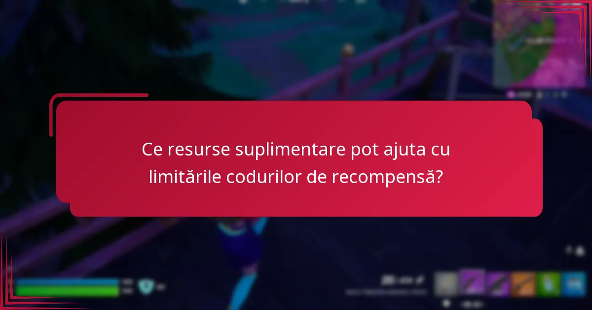 Care sunt implicațiile limitărilor codurilor de recompensă asupra strategiei utilizatorului?